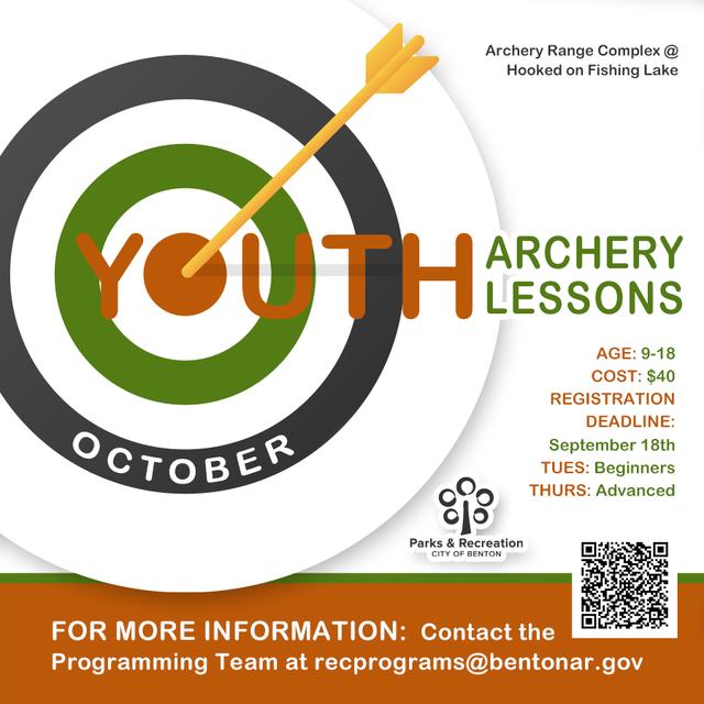 2026 Youth Archery Lessons October - Flyer_640